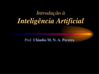 Introdução à Inteligência Artificial