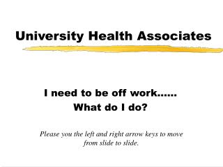 University Health Associates