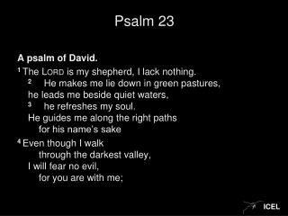 Psalm 23