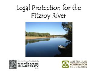 Legal Protection for the Fitzroy River