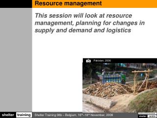 Resource management