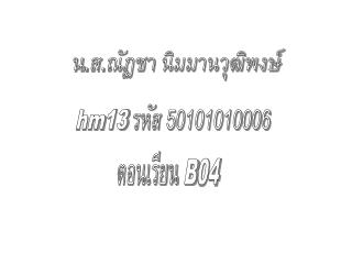 น.ส.ณัฏชา นิมมานวุฒิพงษ์