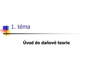 1. téma