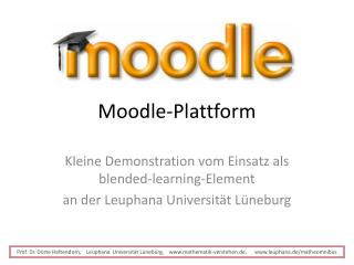 Moodle-Plattform
