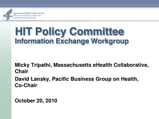 HIT Policy Committee