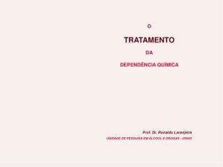 DEPENDÊNCIA QUÍMICA
