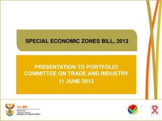 SPECIAL ECONOMIC ZONES BILL, 2013