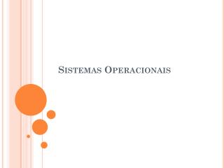 Sistemas Operacionais