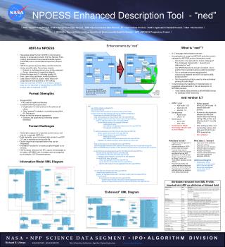 NPOESS Enhanced Description Tool - “ned”