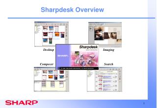 Sharpdesk Overview