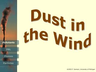 Dust in the Wind