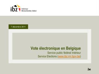 Vote électronique en Belgique