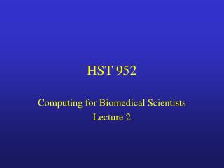 HST 952