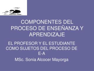 COMPONENTES DEL PROCESO DE ENSEÑANZA Y APRENDIZAJE