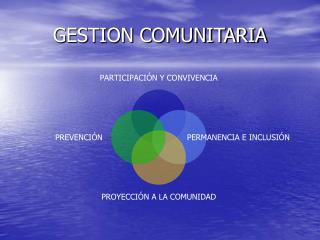 GESTION COMUNITARIA