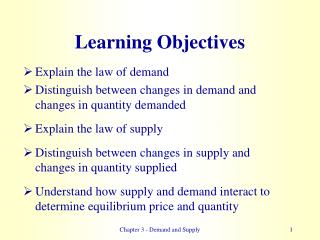 Learning Objectives