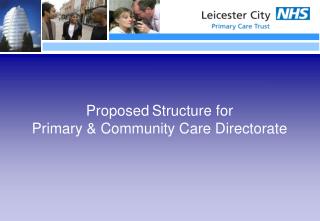 Proposed Structure for Primary &amp; Community Care Directorate