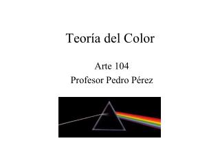 Teoría del Color