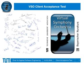 VSO Client Acceptance Test