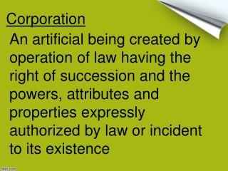 Corporation