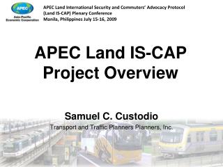 APEC Land IS-CAP Project Overview