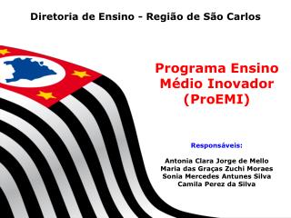 Diretoria de Ensino - Região de São Carlos