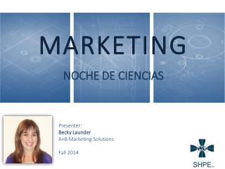 MARKETING NOCHE DE CIENCIAS