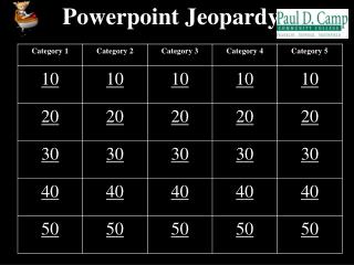 Powerpoint Jeopardy