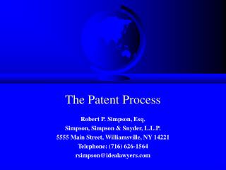 The Patent Process