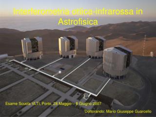 Interferometria ottica-infrarossa in Astrofisica