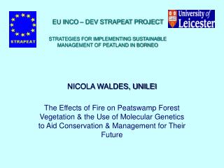 NICOLA WALDES, UNILEI