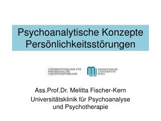 Psychoanalytische Konzepte Persönlichkeitsstörungen