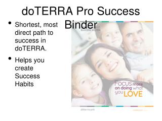 doTERRA Pro Success Binder