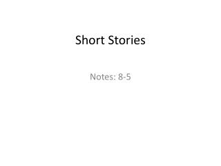 Short Stories