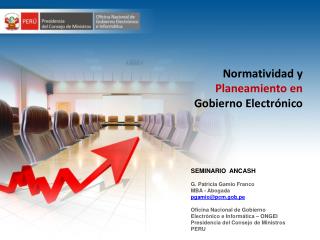 Normatividad y Planeamiento en Gobierno Electrónico