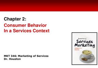 MKT 346: Marketing of Services Dr. Houston