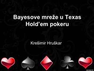 Bayesove mreže u Texas Hold’em pokeru