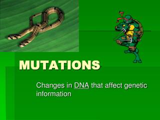 MUTATIONS