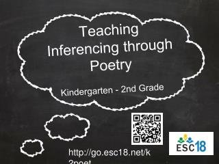 Teaching Inferencing through Poetry Kindergarten - 2nd Grade