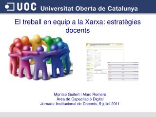 El treball en equip a la Xarxa: estratègies docents