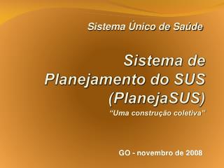 Sistema de Planejamento do SUS (PlanejaSUS)