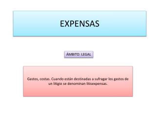 EXPENSAS