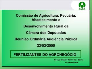 Comissão de Agricultura, Pecuária, Abastecimento e Desenvolvimento Rural da