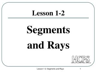 Lesson 1-2