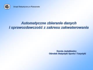 Urząd Statystyczny w Rzeszowie