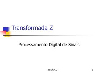 Transformada Z