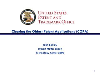 Clearing the Oldest Patent Applications (COPA)