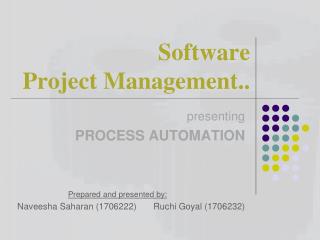 Software Project Management..