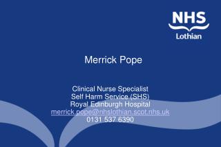 Merrick Pope