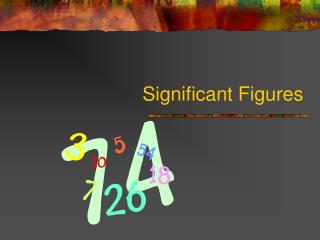 Significant Figures